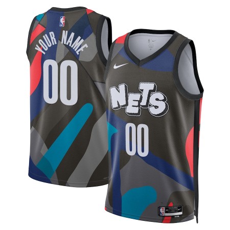 Män Brooklyn Nets Tröja Skräddarsydda Nike 2023-24 City Edition Svart Swingman Män Brooklyn Nets Tröja Skräddarsydda Nike 2023-24 City Edition Svart Swingman